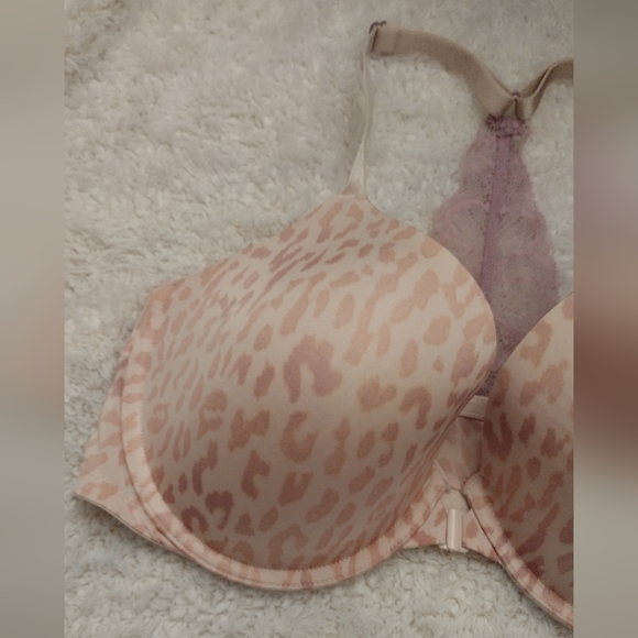 Victoria's Secret Animal Print Racerback Demi Bra 36DD NWOT - Picture 2 of 4